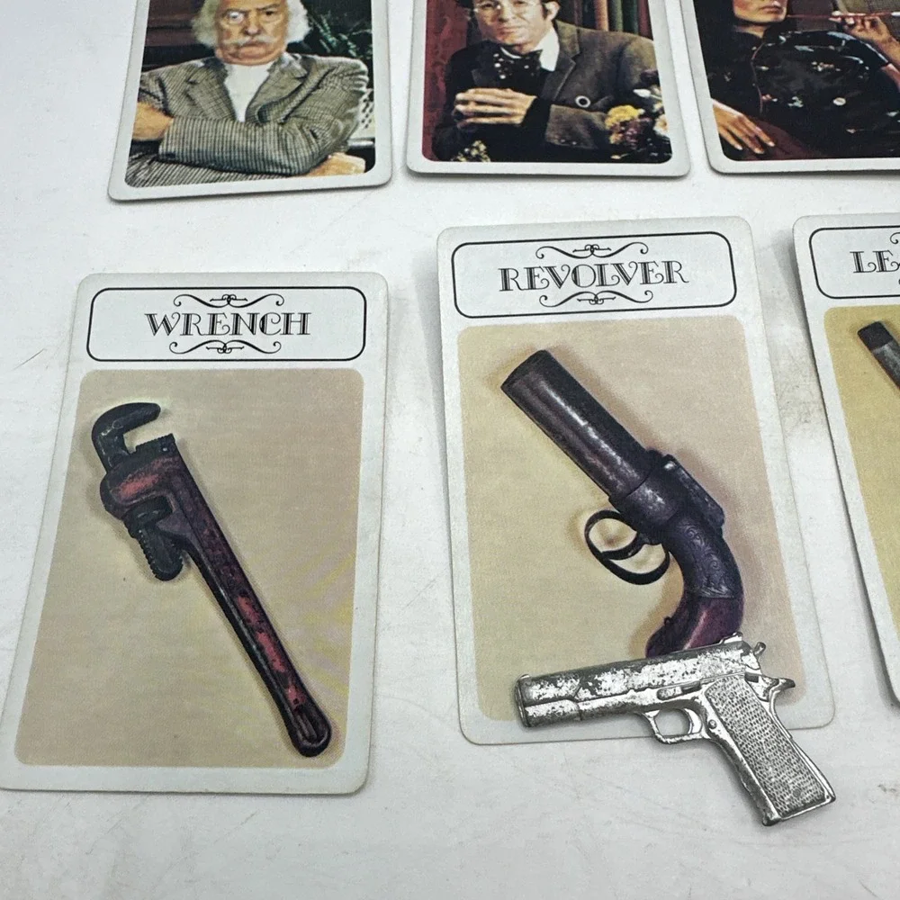 Parker Brothers CLUE‎ Board Game Missing Wrench And Pipe 1972
